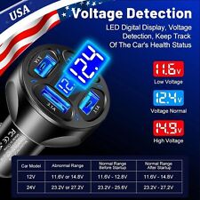 4 USB 12V LED Car Boat Marine Voltmeter Voltage Meter Waterproof Battery Gauge picture