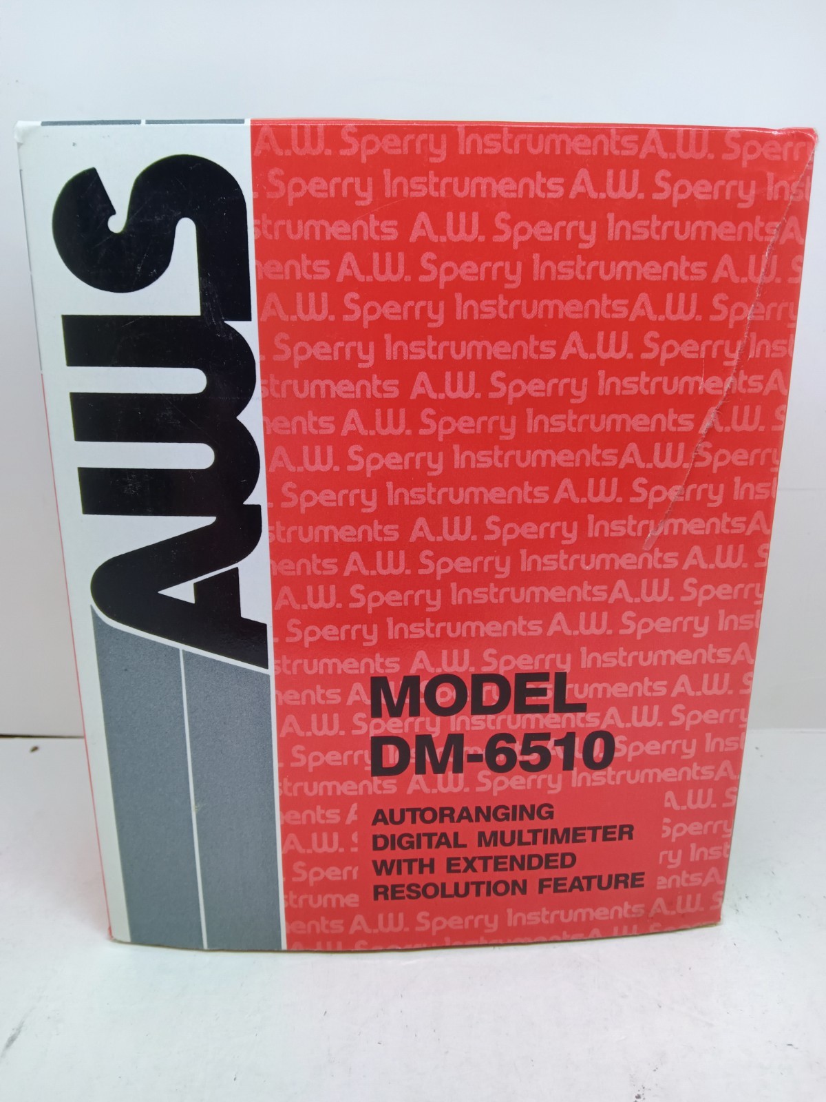 A.W. SPERRY DM-6510 DIGITAL MULTIMETER 7- FUNCTION 23 RANGE A.W. SPERRY DM-6510 DIGITAL MULTIMETER 7- FUNCTION 23 RANGE