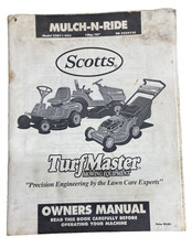 Owners Manual for Scotts 10 hp Rear Engine 30