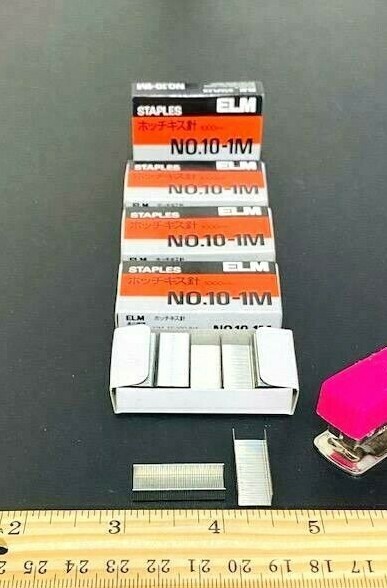 ((FRESH)) 4 BOXES ⭐ 4000 STAPLES ⭐ FOR VINTAGE SWINGLINE TOT OR TOT 50 STAPLERS ((FRESH)) 4 BOXES ⭐ 4000 STAPLES ⭐ FOR VINTAGE SWINGLINE TOT OR TOT 50 STAPLERS