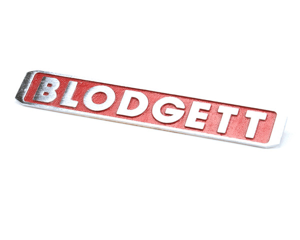 16470 Blodgett Nameplate, 10 Blodgett Genuine OEM BL16470 16470 Blodgett Nameplate, 10 Blodgett Genuine OEM BL16470