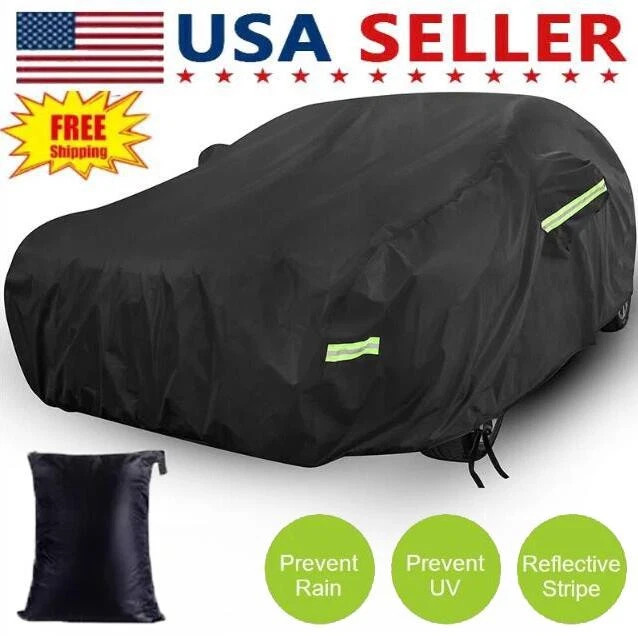 Heavy Duty Waterproof Full Car Cover All Weather Protection Outdoor Dustproof Heavy Duty Waterproof Full Car Cover All Weather Protection Outdoor Dustproof