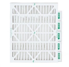 Glasfloss ZL 20x25x4 MERV 10 (FPR 7) Pleated HVAC Air Filters. Case of 6 picture