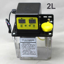 110V Dual Digital Display Automatic Electric Lubrication Oil Pump CNC Oiler 2L picture