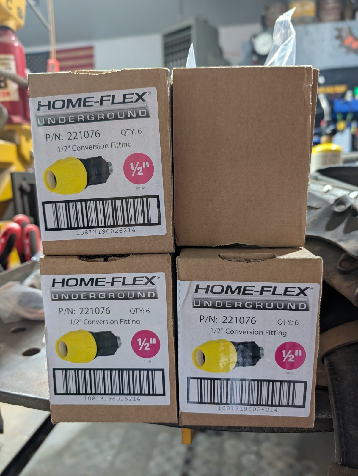 Home-Flex 1/2 X 1/2 Inch Underground Gas Coupler for IPS P/N 221076