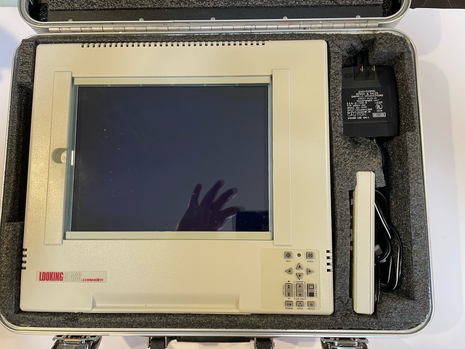 Vintage Chisholm Looking Glass 480 LCD Projection Panel Kit - Works - W/ Case