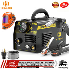 3IN1 Mini MIG Welder &Helmet Gasless 110V/220V MIG/TIG/MMA Welder For Beginners picture