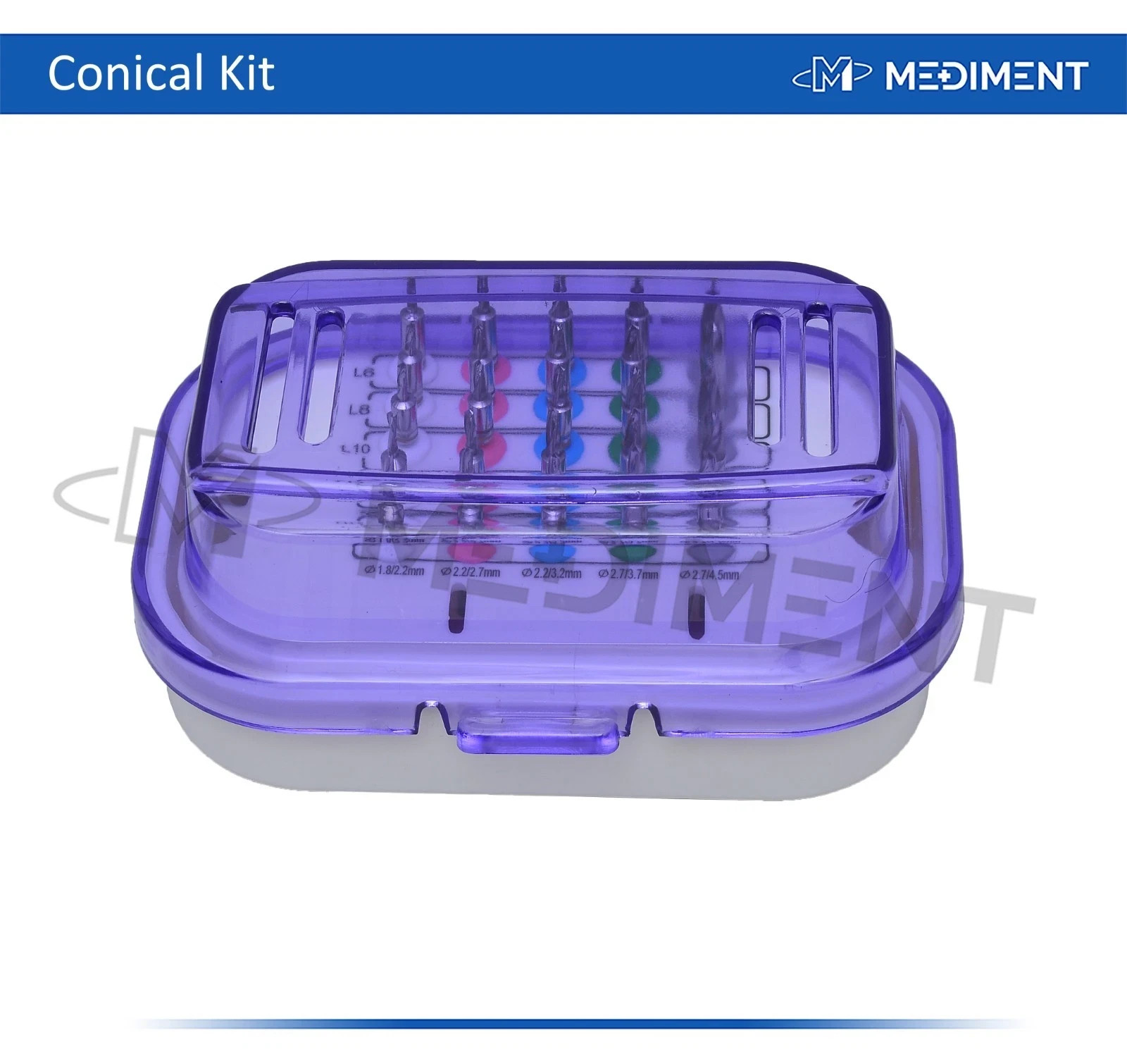 Conical Kit 25 pcs Set With Stoppers Dental Conical Kit 25 pcs Set With Stoppers Dental