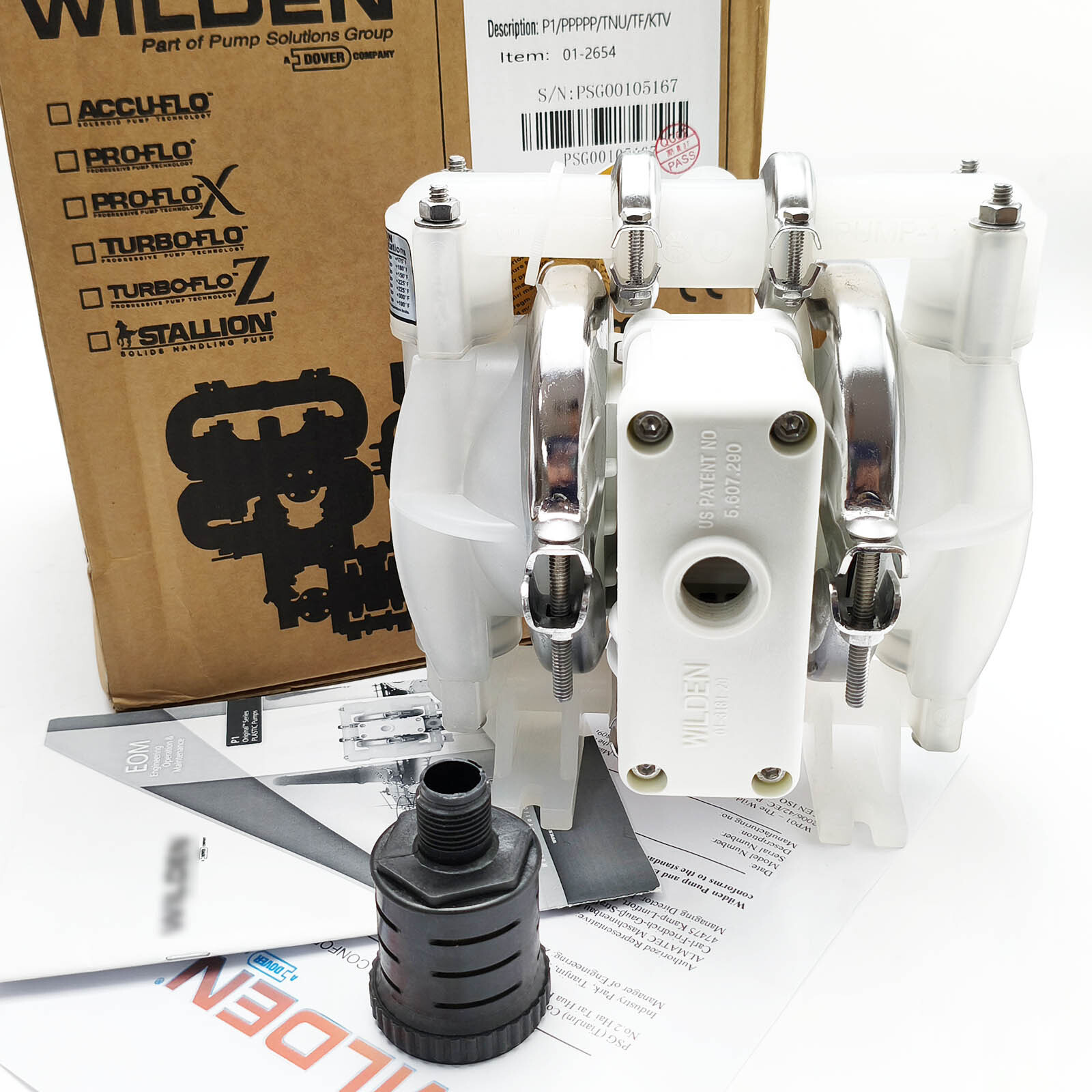 New Air Operated Double Diaphragm Pump for WILDEN P1/PPPPP/TNU/TF/KTV 