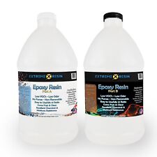 Epoxy resin 1 gallon kit, excellent clarity, clear, easy mixing, free delivery picture