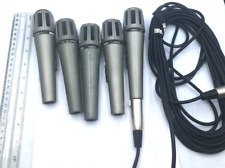Shure Lot of 5 Dynamic Cardioid Microphone Dual Impedance 515SDX Working picture