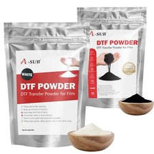 4.4LB A-SUB DTF Powder White and Black Bundle Hot Melt Adhesive Sublimation picture