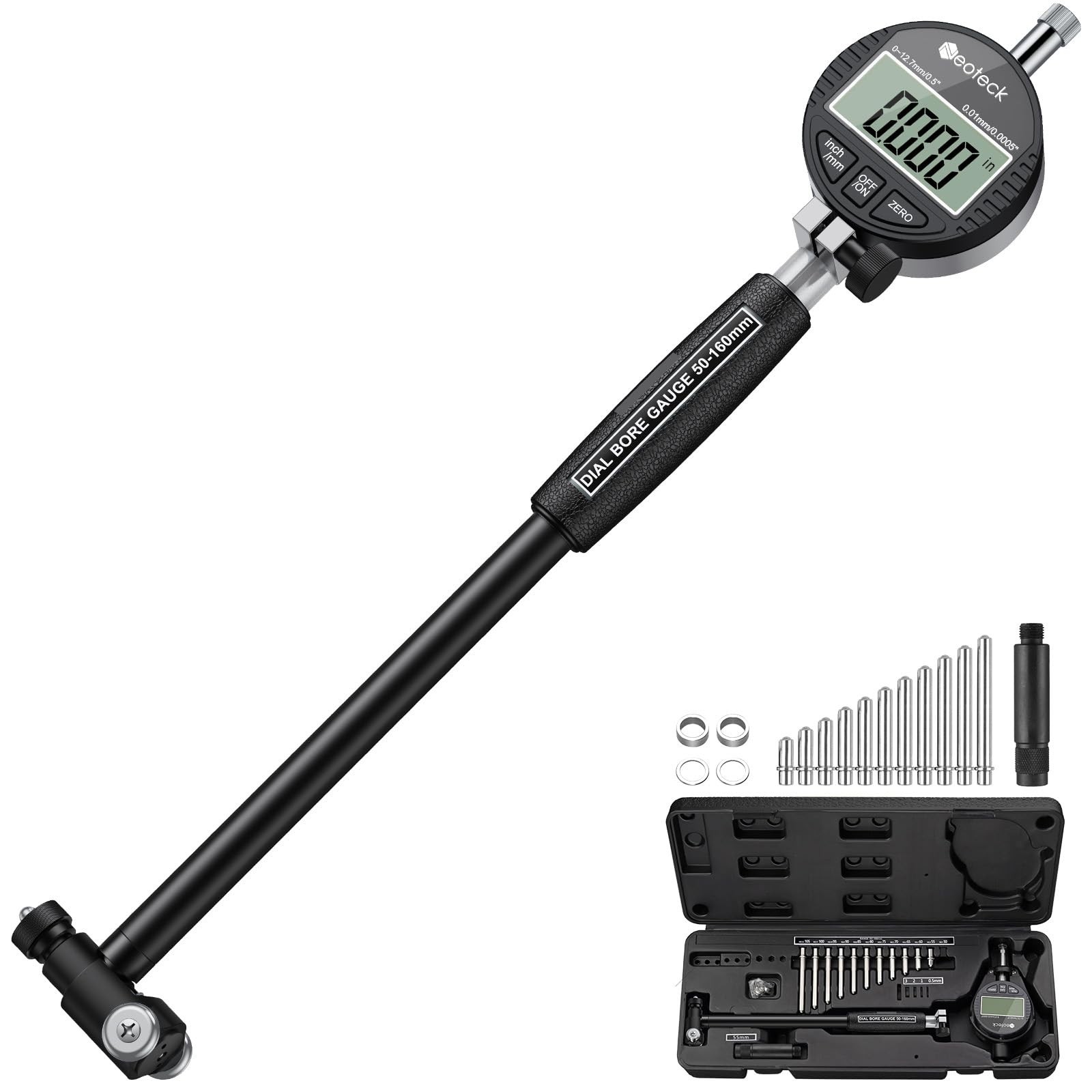 Digital Bore Gauge Set with Dial Indicator - Precision Measurement 2-6