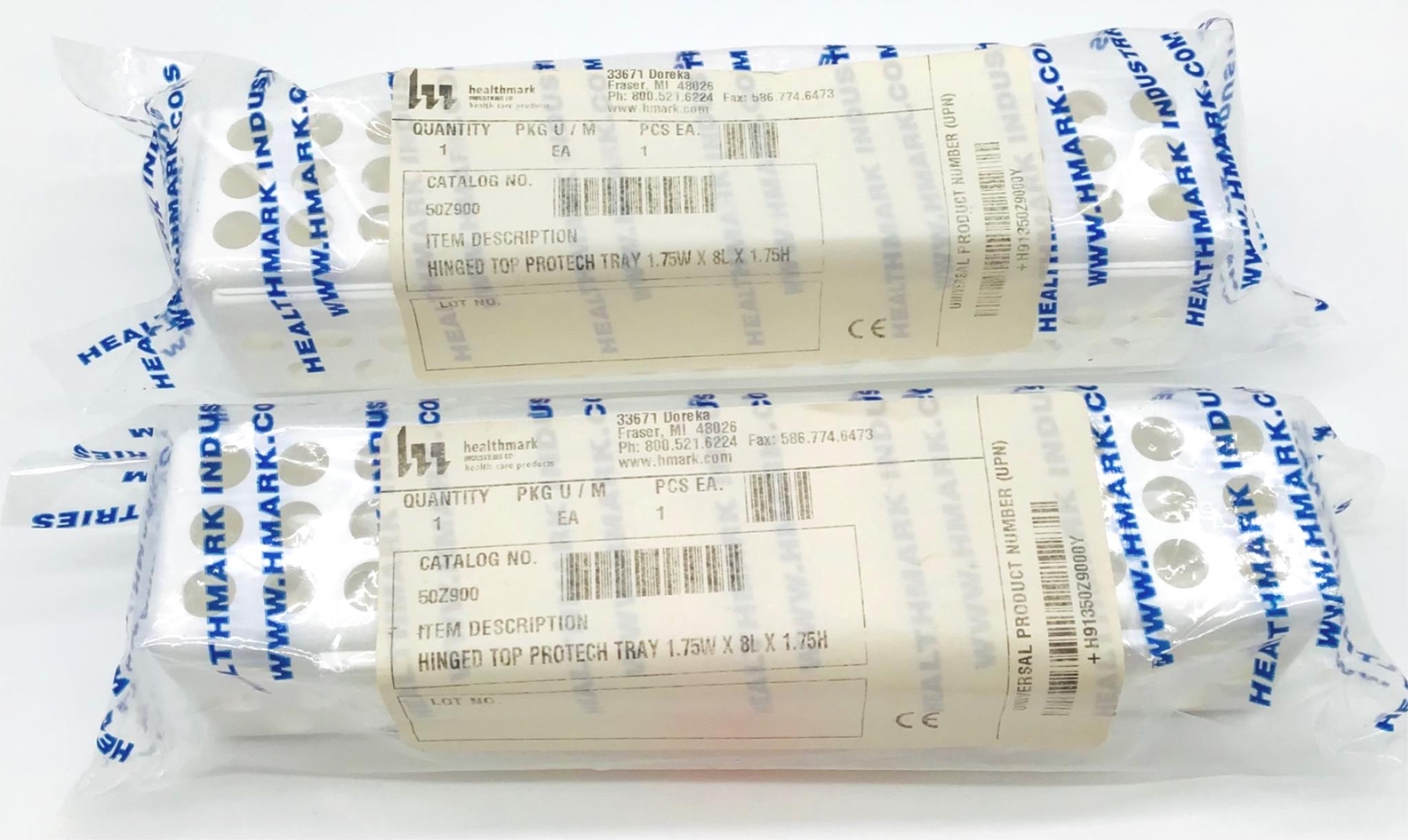 HealthMark 50Z900 Hinged Top Micro Trays 8\ HealthMark 50Z900 Hinged Top Micro Trays 8\