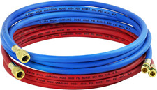 10FT 34722 R-134A Hose Set for Robinair HVAC Hose Red & Blue picture