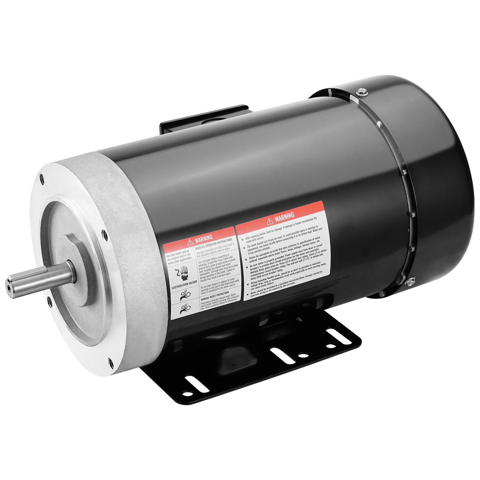 Uimoso 2HP Electric Motor 3450RPM AC230V/460V 56C Frame 3-Phase 5/8\ Uimoso 2HP Electric Motor 3450RPM AC230V/460V 56C Frame 3-Phase 5/8\