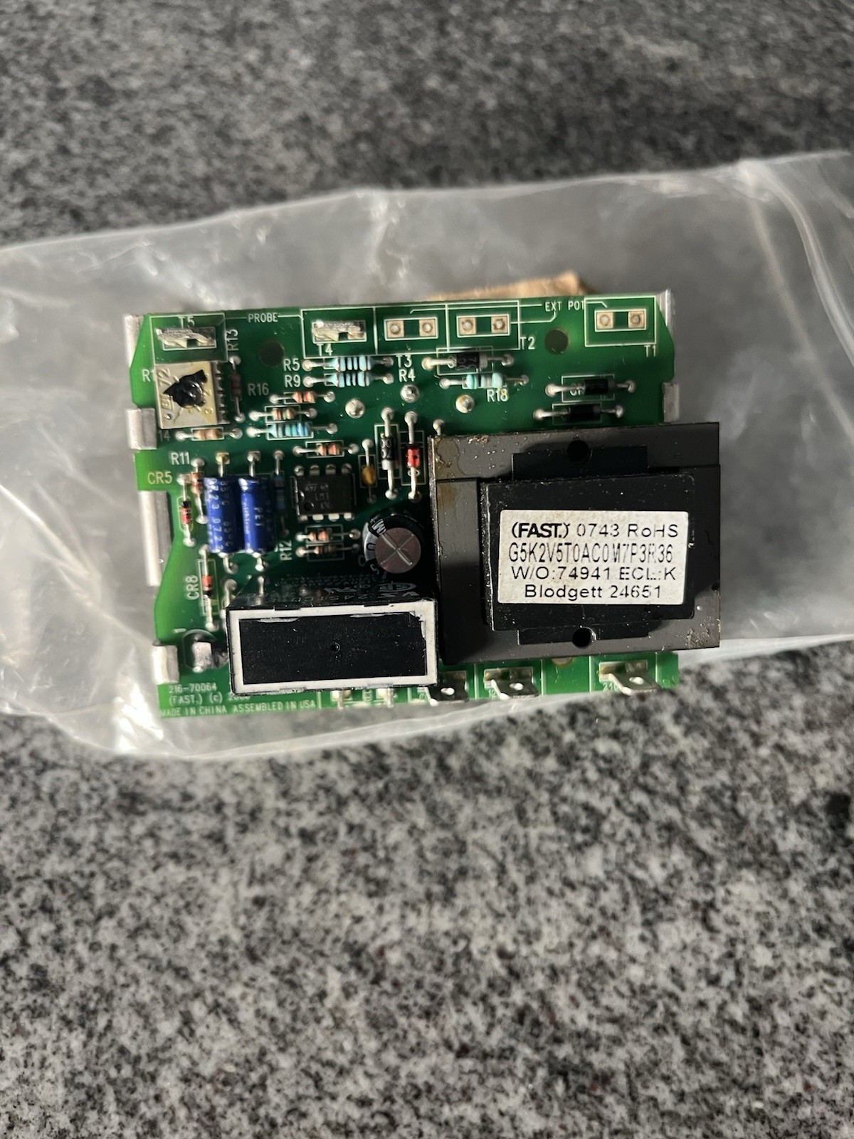 Blodgett Control, Limit & Relay Service Kit OEM Part Number 33152 Model 33152 Blodgett Control, Limit & Relay Service Kit OEM Part Number 33152 Model 33152