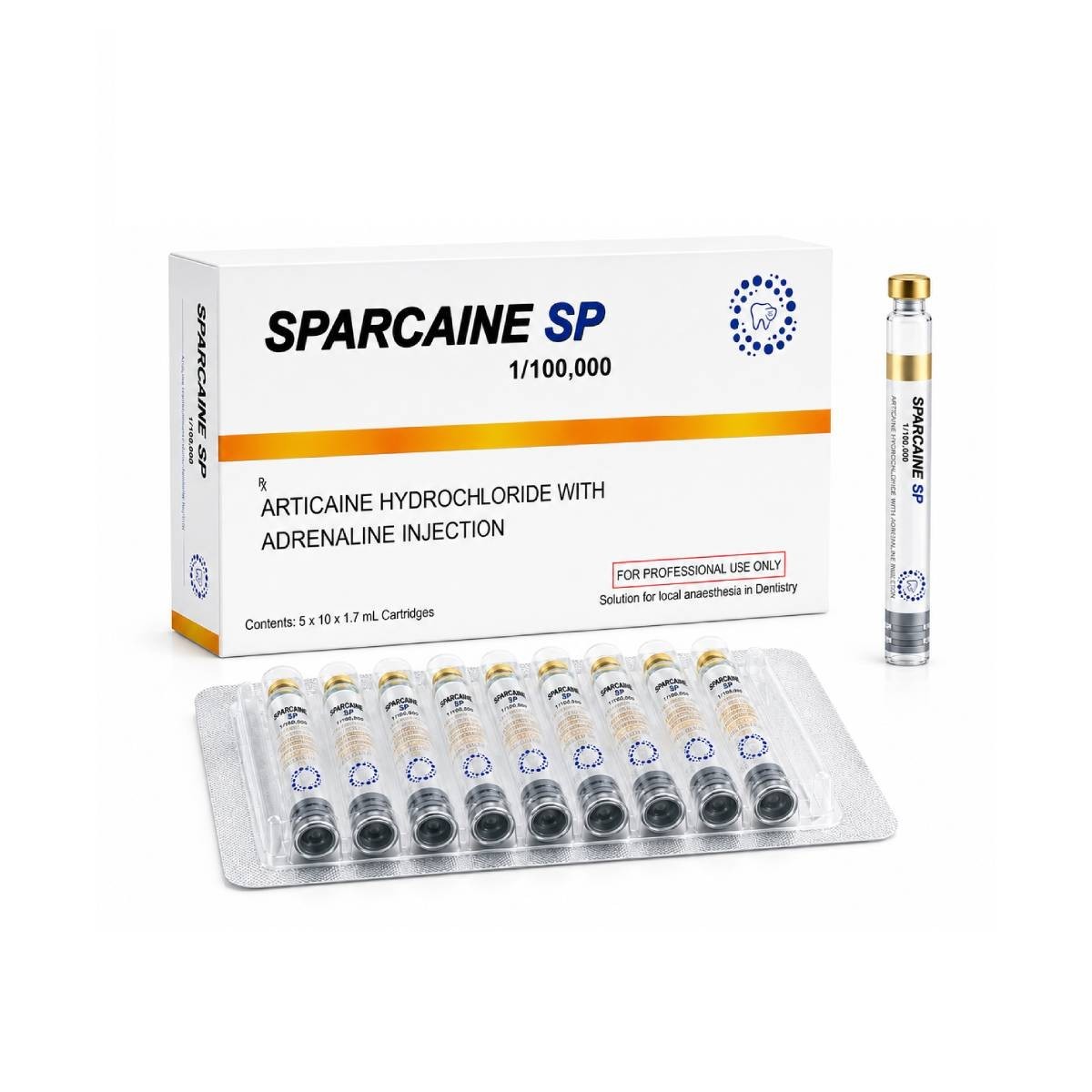 Sparcaine SP Cartridges (Pack of 50) (Worldwide Free and Fast Shipping) Sparcaine SP Cartridges (Pack of 50) (Worldwide Free and Fast Shipping)
