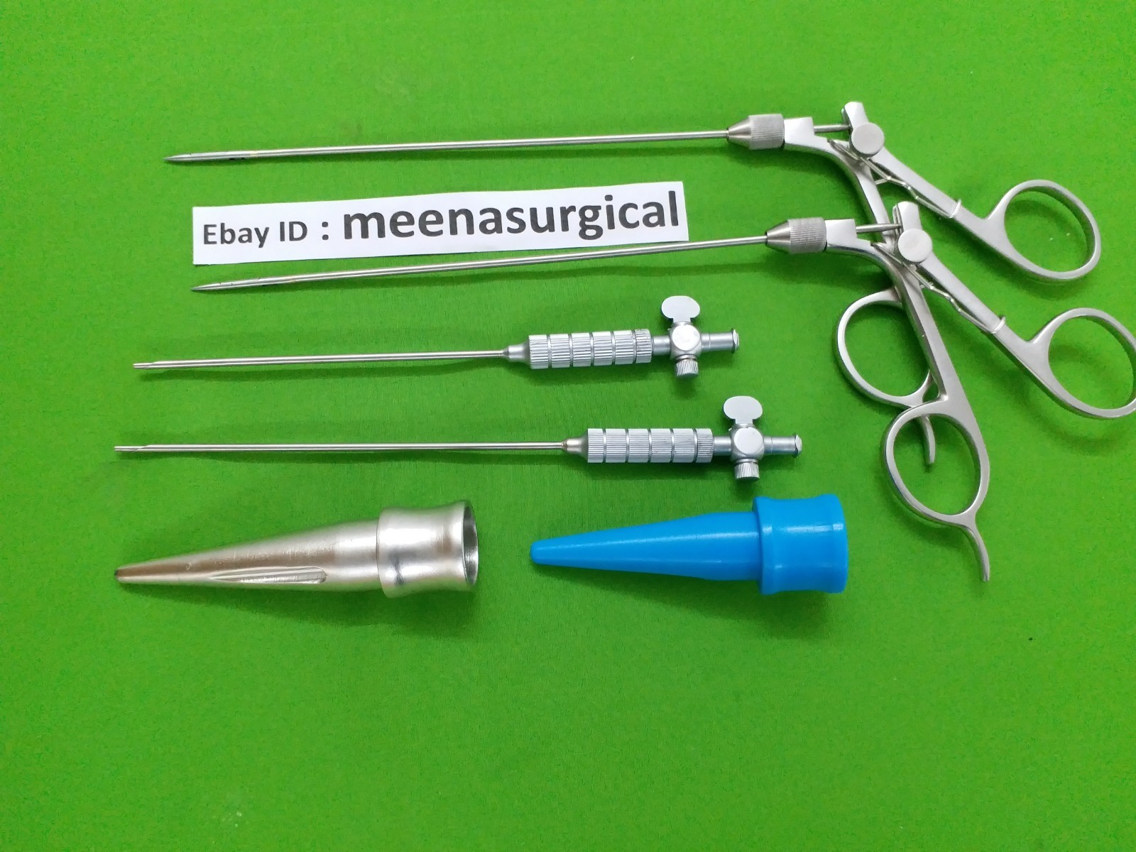 6pc Laparoscopic Port Closure & Verees Needle Endoscopy Surgical Instruments 6pc Laparoscopic Port Closure & Verees Needle Endoscopy Surgical Instruments