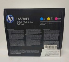 HP 312A Cyan, Magenta, Yellow Toner Cartridges (3-Pack) CF440AM Laserjet Pro NEW picture