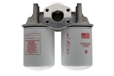 Double Spin On Hydraulic Filter Assembly 10 Micron 150 PSI 100 GPM Lenz picture