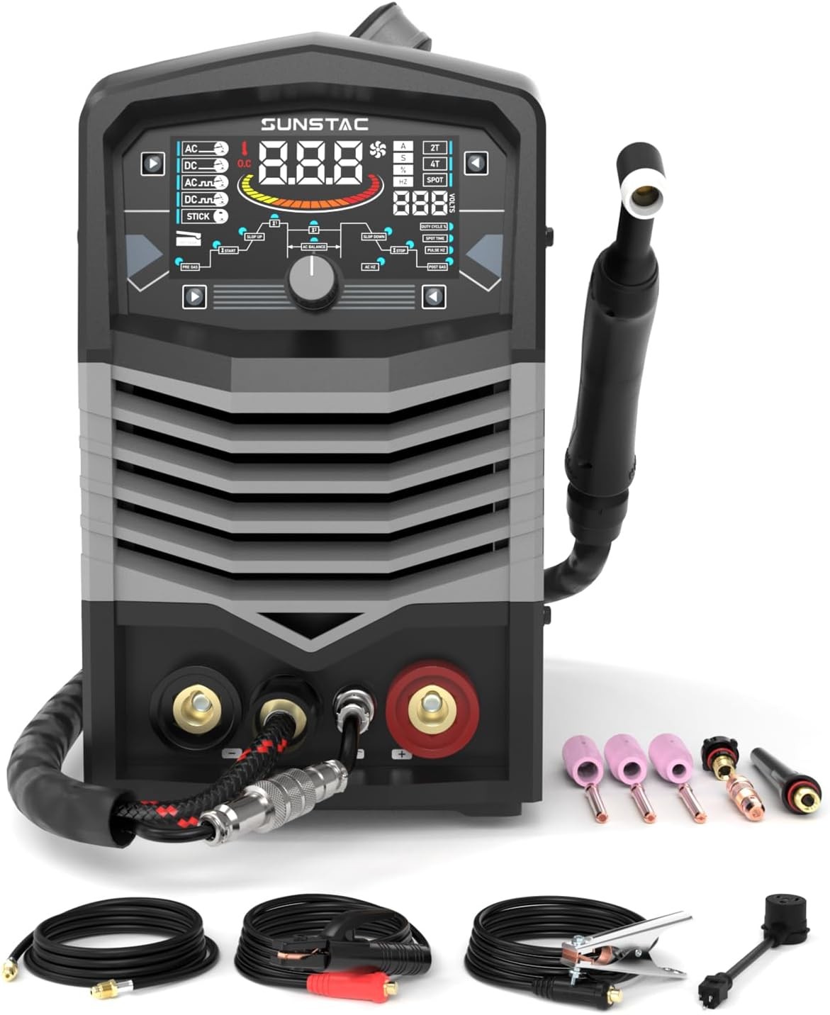 250A AC/DC Aluminum TIG Welder with Pulse DC TIG/AC TIG/Pulse TIG/SPOT TIG/Stick 250A AC/DC Aluminum TIG Welder with Pulse DC TIG/AC TIG/Pulse TIG/SPOT TIG/Stick