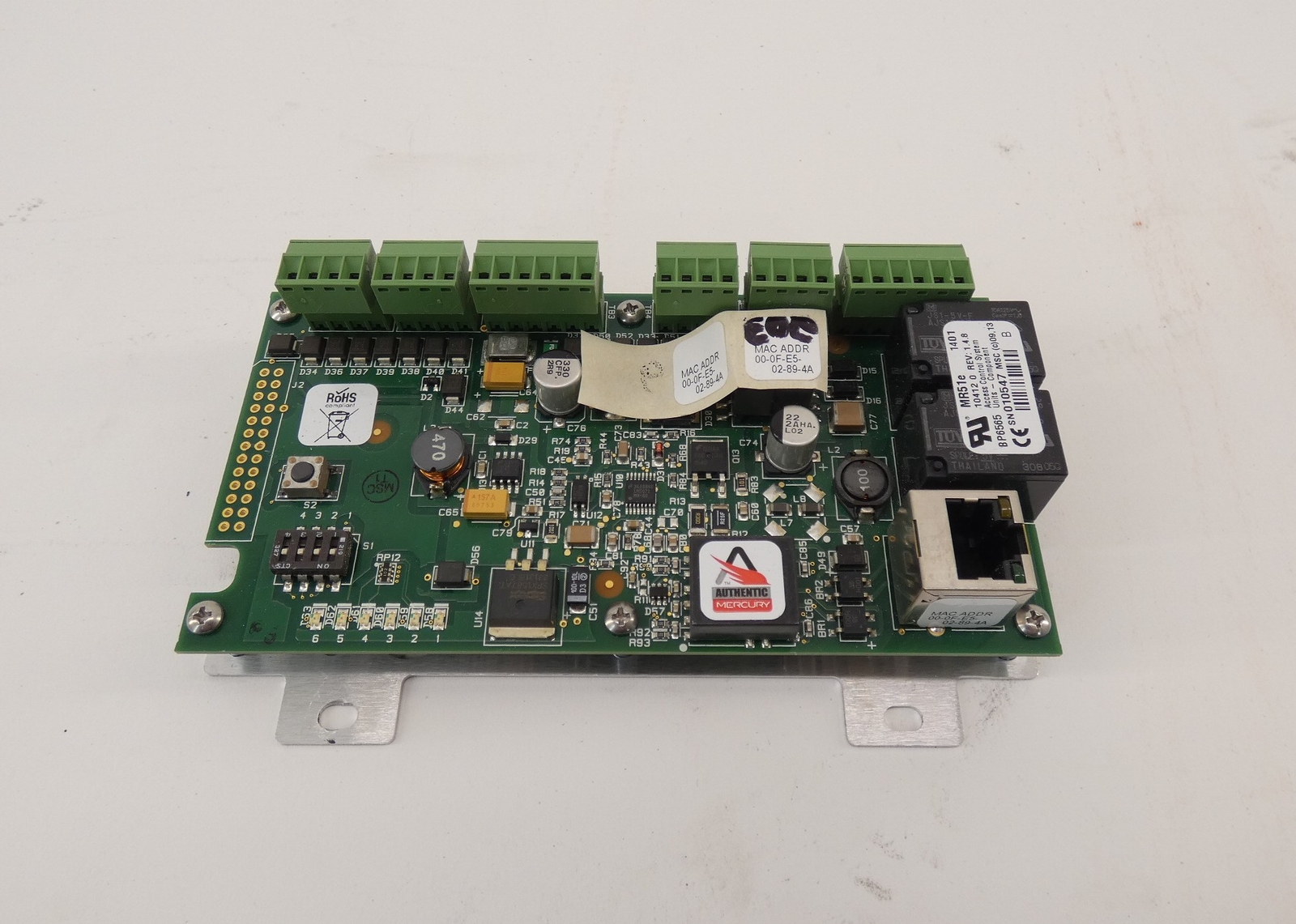 Authentic Mercury MR51e Access Control System Unit 1.4.8 REV W/ Honeywell PW6...