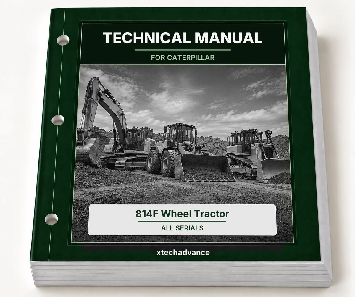Technical Repair Manual fits Caterpillar 814F Wheel Tractor All Serials Technical Repair Manual fits Caterpillar 814F Wheel Tractor All Serials