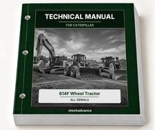 Technical Repair Manual fits Caterpillar 814F Wheel Tractor All Serials picture