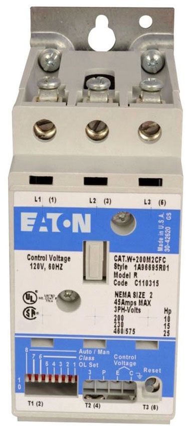Eaton W+200M2CFC Non-Combination Starter Eaton W+200M2CFC Non-Combination Starter