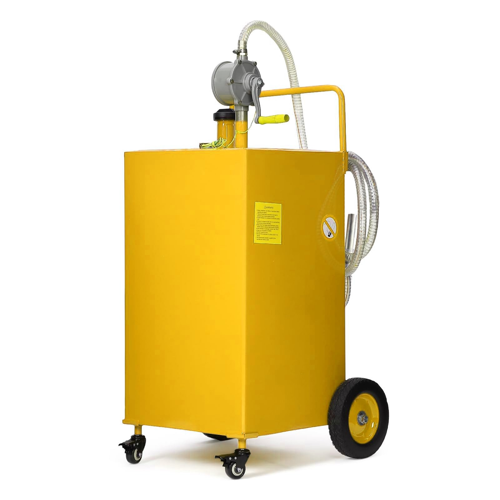 30 Gallon Fuel Caddy with Manual Pump 4-Wheel Steel Tank for Cars Trucks Boats 30 Gallon Fuel Caddy with Manual Pump 4-Wheel Steel Tank for Cars Trucks Boats