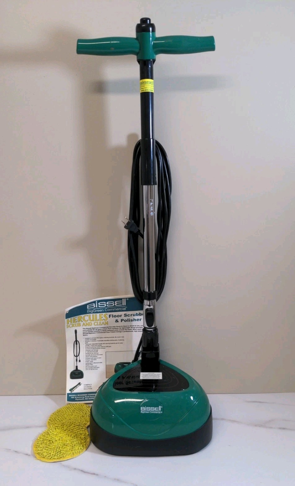Bissell BigGreen BGFS650 Hercules Scrub & Clean Floor Polisher Scrubber Buffer Bissell BigGreen BGFS650 Hercules Scrub & Clean Floor Polisher Scrubber Buffer