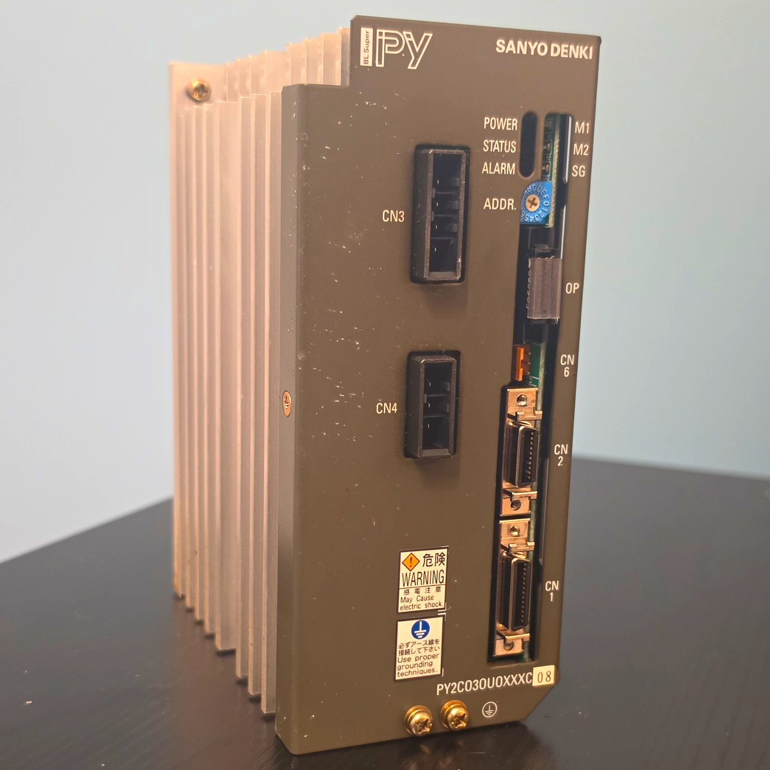 SANYO DENKI Servo Amplifier PY2C030U0XXXC08 DC 3-Phase 0.75kW Brushless SANYO DENKI Servo Amplifier PY2C030U0XXXC08 DC 3-Phase 0.75kW Brushless
