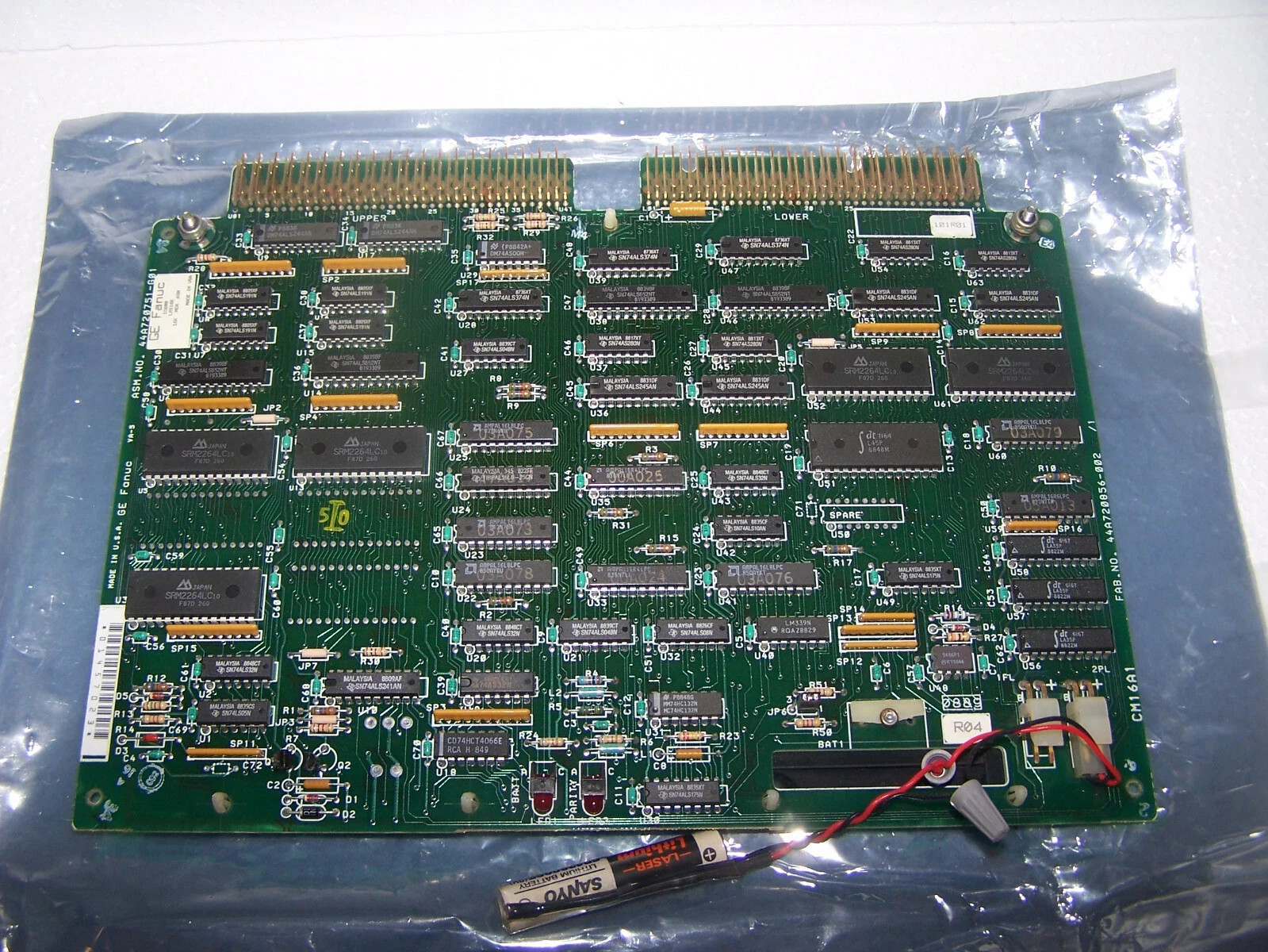 GE Fanuc IC600LX616K 16K Memory Module PLC Series Six ASM 44A720751‑G01 USA