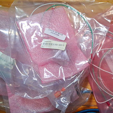 7 Pcs -Amphenol 3-Pin Circular Flange Mount Cable Assembly Gold 6in 16-20AWG picture