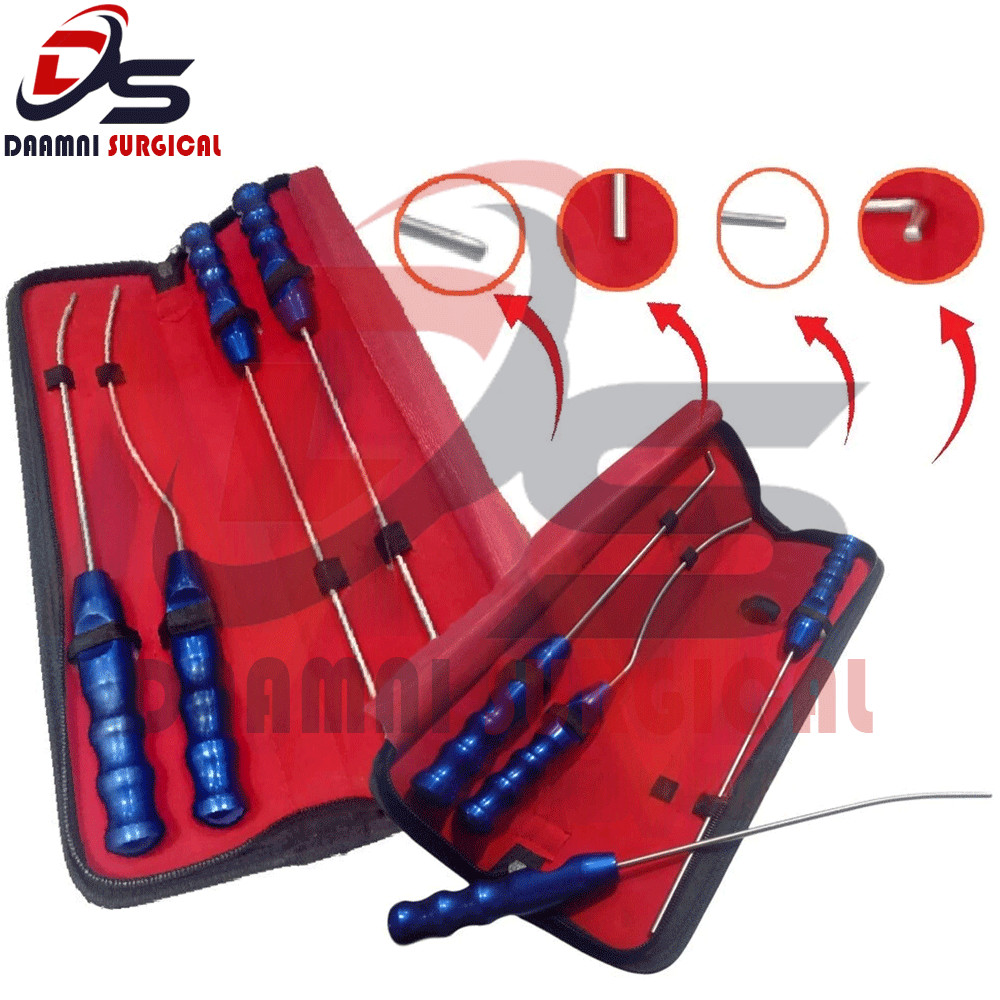 Viterbo's surgical Dissector Set 4pcs facelift gliding brow lift plastic surgery