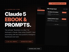Claude Sonnet 5 Interactive Ebook & AI Prompts Dashboard | Prompt Engineering Co picture