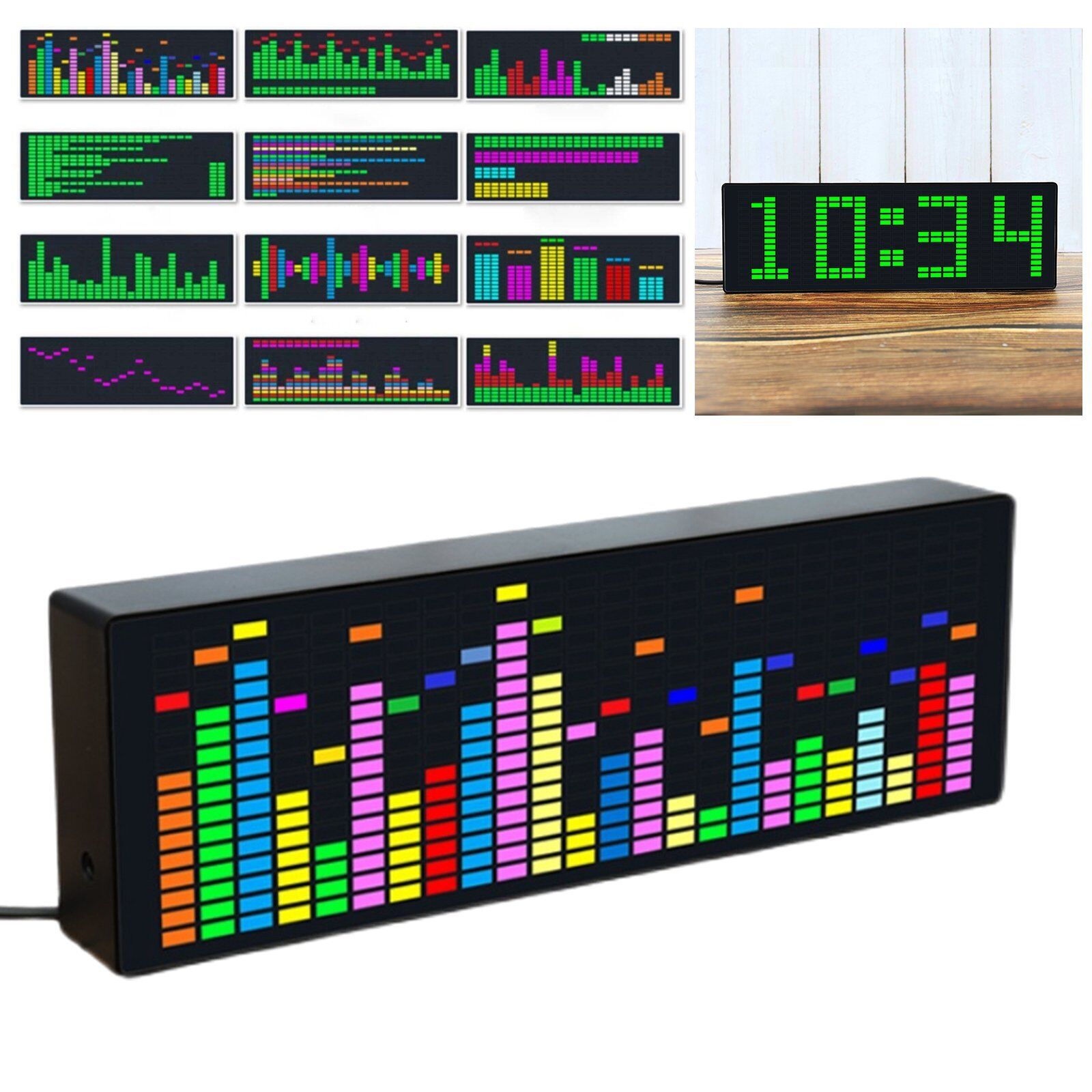Music Spectrum Indicator VU Meter RGB Audio Level Display Amplifier Board
