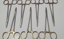5X AESCULAP BM016R Durogrip Crile Wood TC Tungsten Carbide Needle Holders picture