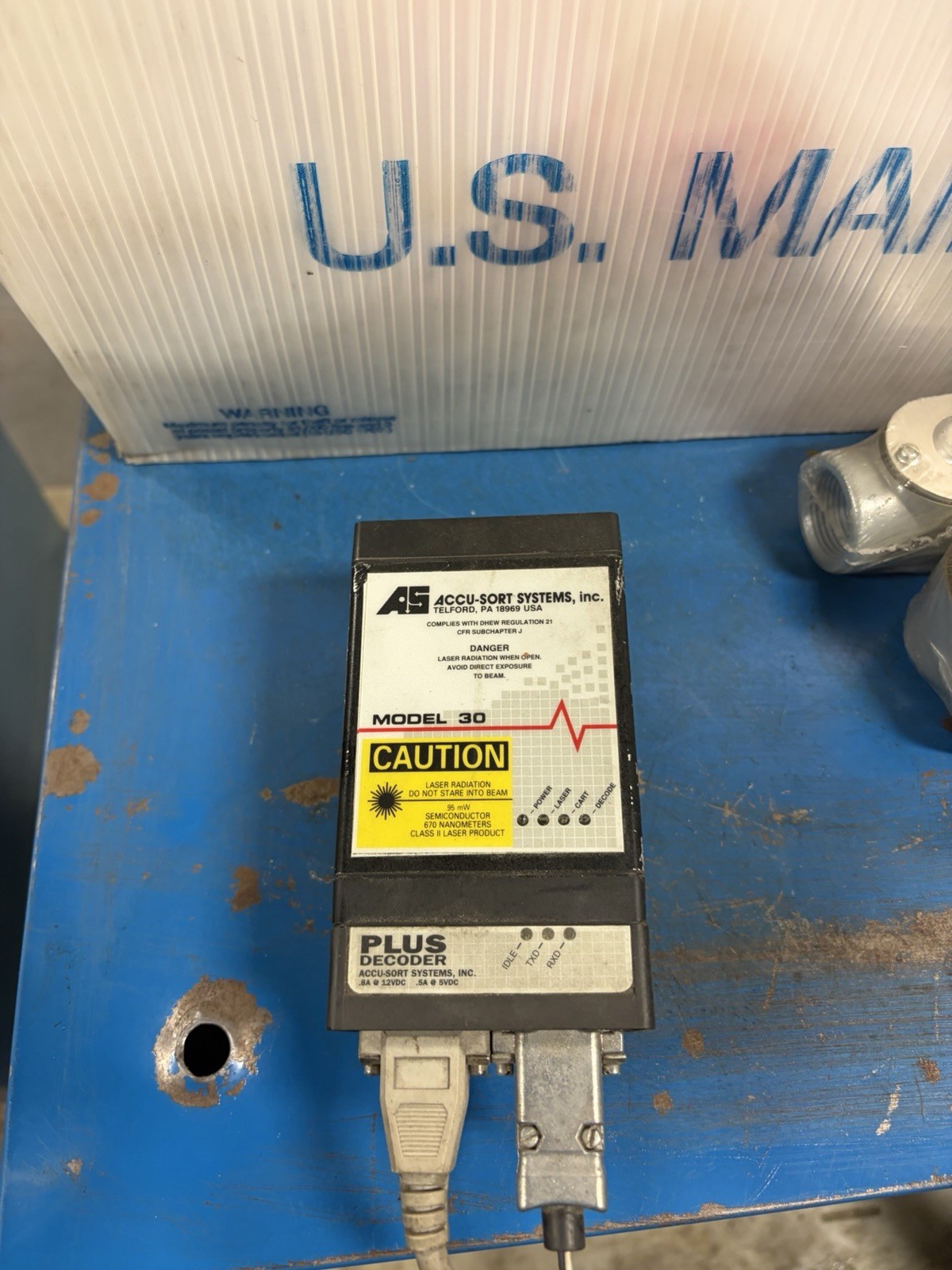 Accu-Sort Systems Model 30 Laser Bar Code Scanner USED