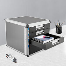 4/5/7 Drawer Desktop File Cabinet Document Storage Filing Cabinet w/ Label Lock picture