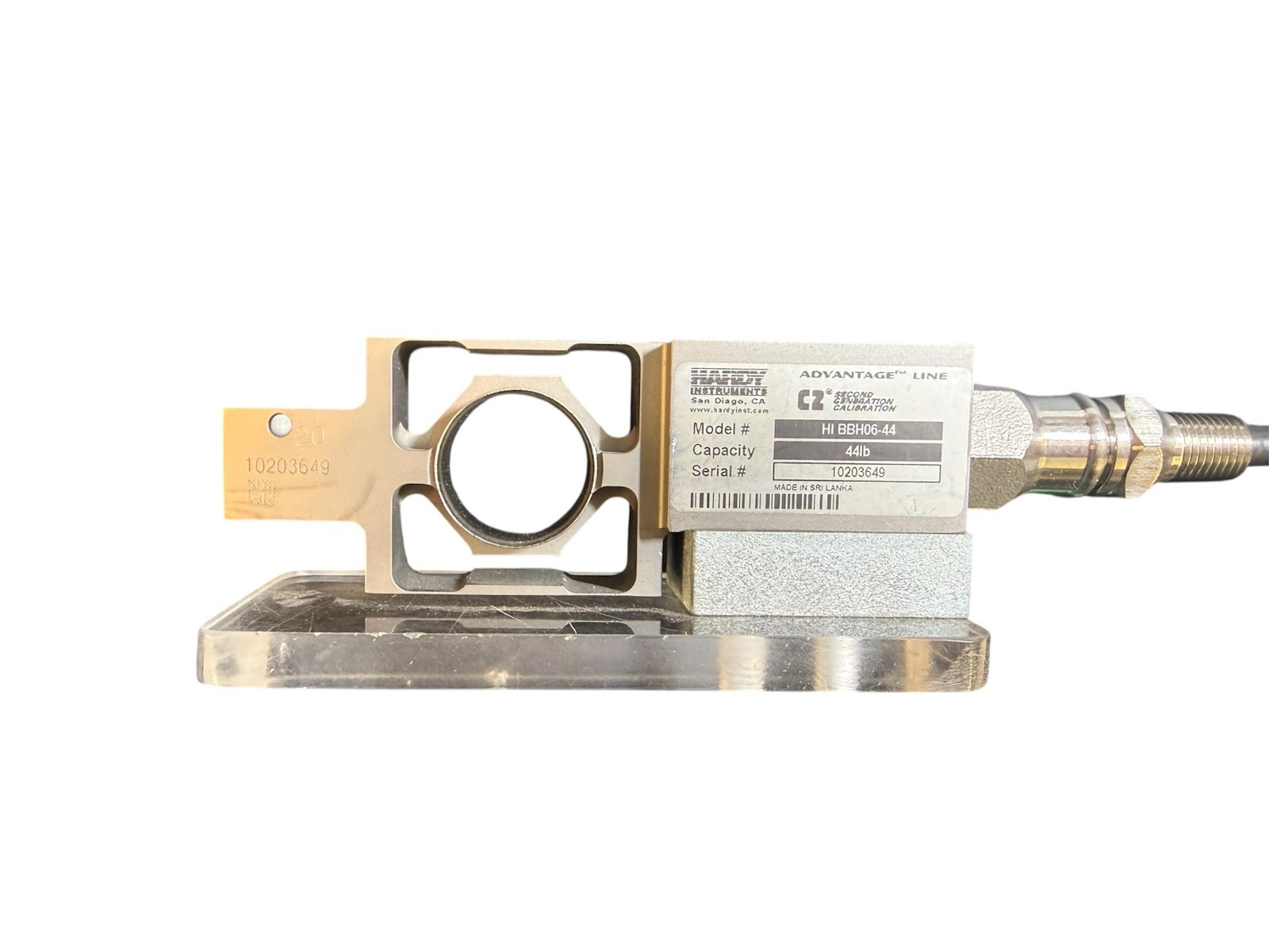 Hardy Process Solutions HI BBH06-44 Load Cell Assembly HI BBH06-44 Hardy Process Solutions HI BBH06-44 Load Cell Assembly HI BBH06-44