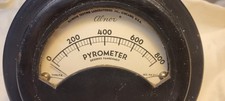 Vintage Alnor Type FA Pyrometer Gauge No. 98207 - 0-800°F Marine / Diesel Core picture