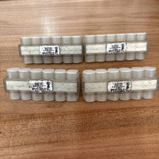Lot Of 4 Burndy BIBD-2/0-6 Insulated Terminal Strips picture