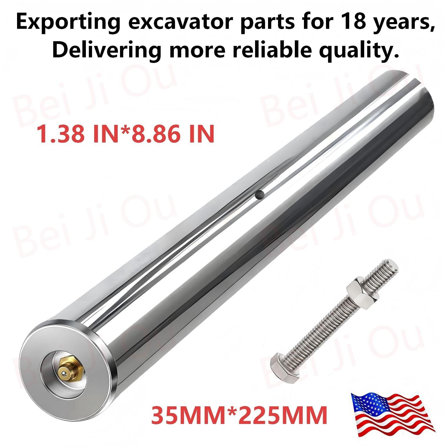 New upgraded Excavator Universal Bucket Pin 35mm X 225mm,With grease nipple New upgraded Excavator Universal Bucket Pin 35mm X 225mm,With grease nipple