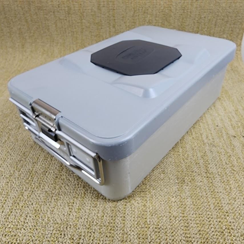 Aesculap PrimeLine JK742 JP015 3/4 Sterilization Container Gray 6 Inch