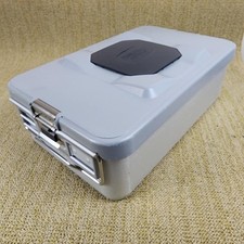 Aesculap PrimeLine JK742 JP015 3/4 Sterilization Container Gray 6 Inch picture