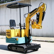 1 Ton Track Mini Mechanical Excavator Rato Engine EPA thumb clamp USA PICK UP picture