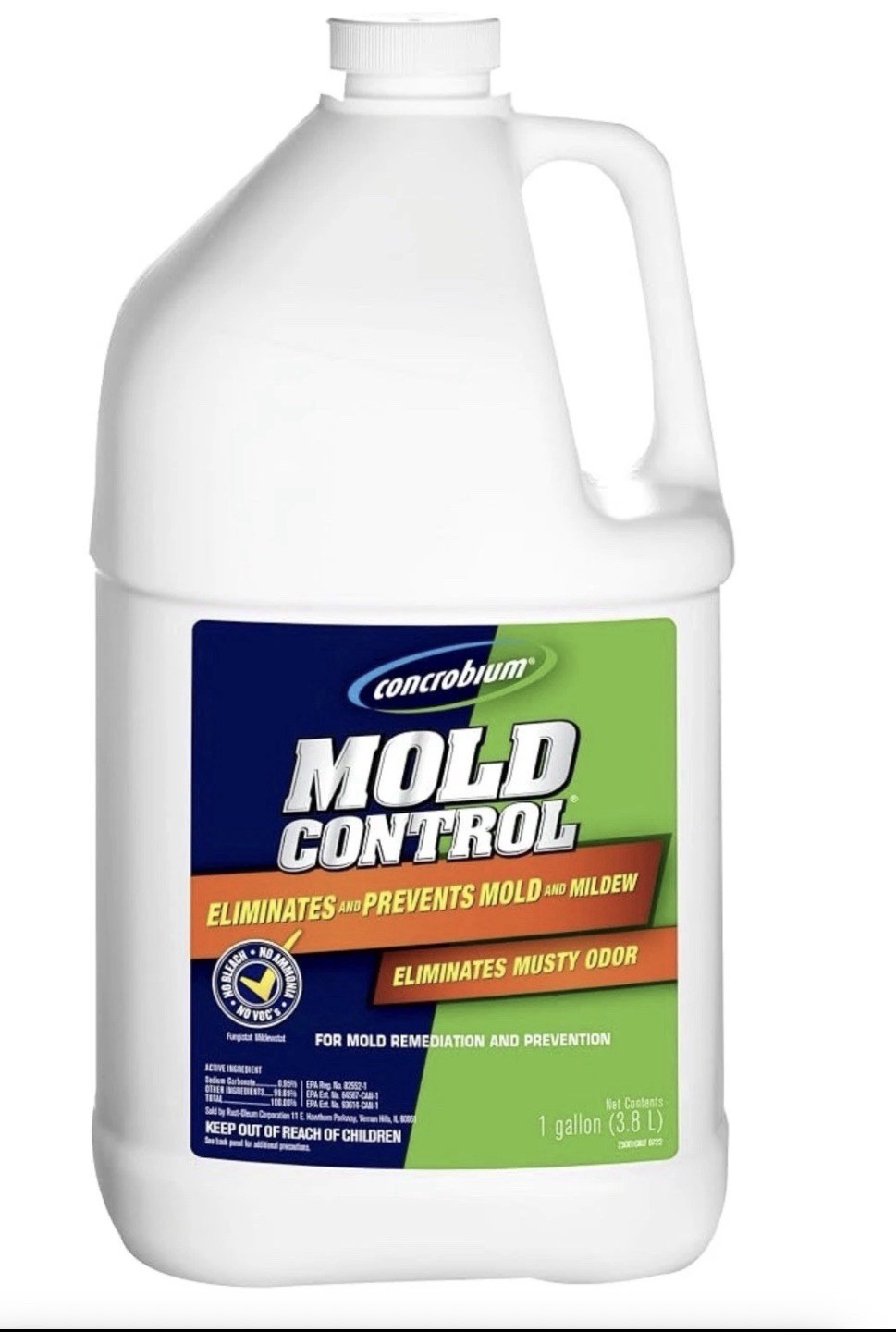 Concrobium Mold Control For All Surfaces Eliminates & Prevents Mold 1 gallon Concrobium Mold Control For All Surfaces Eliminates & Prevents Mold 1 gallon