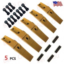 5Pcs 6737322Y Bobcat Bucket Teeth Bolt-On Flat-Mount Pins for Skid Steer Loader picture